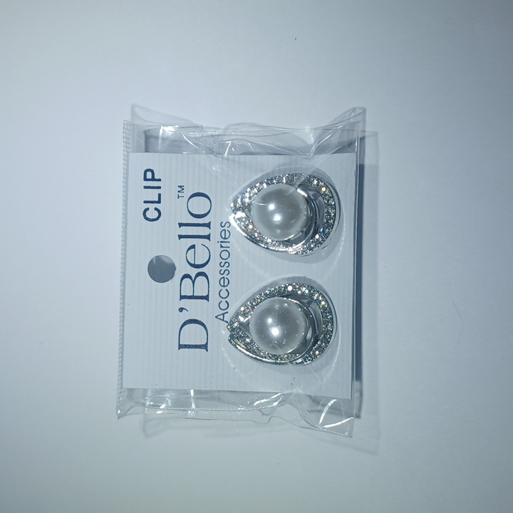 D'bello Clip Earrings Nwt